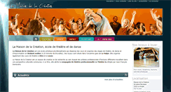 Desktop Screenshot of maisondelacreation.be